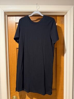 Old Navy Black Mini T-Shirt Dress